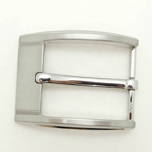 DK-9482-40 высокостойкая к окислению пряжка для ремня индивидуальный дизайн прочная никелевая атласная отделка Пряжка мужчин