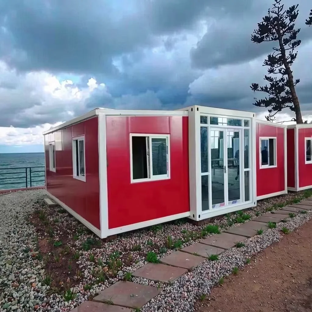 SKYLINE European Prefab Villa Durable Expandable Living Container House Made Sandwich Panel Material 3D Printed Container House