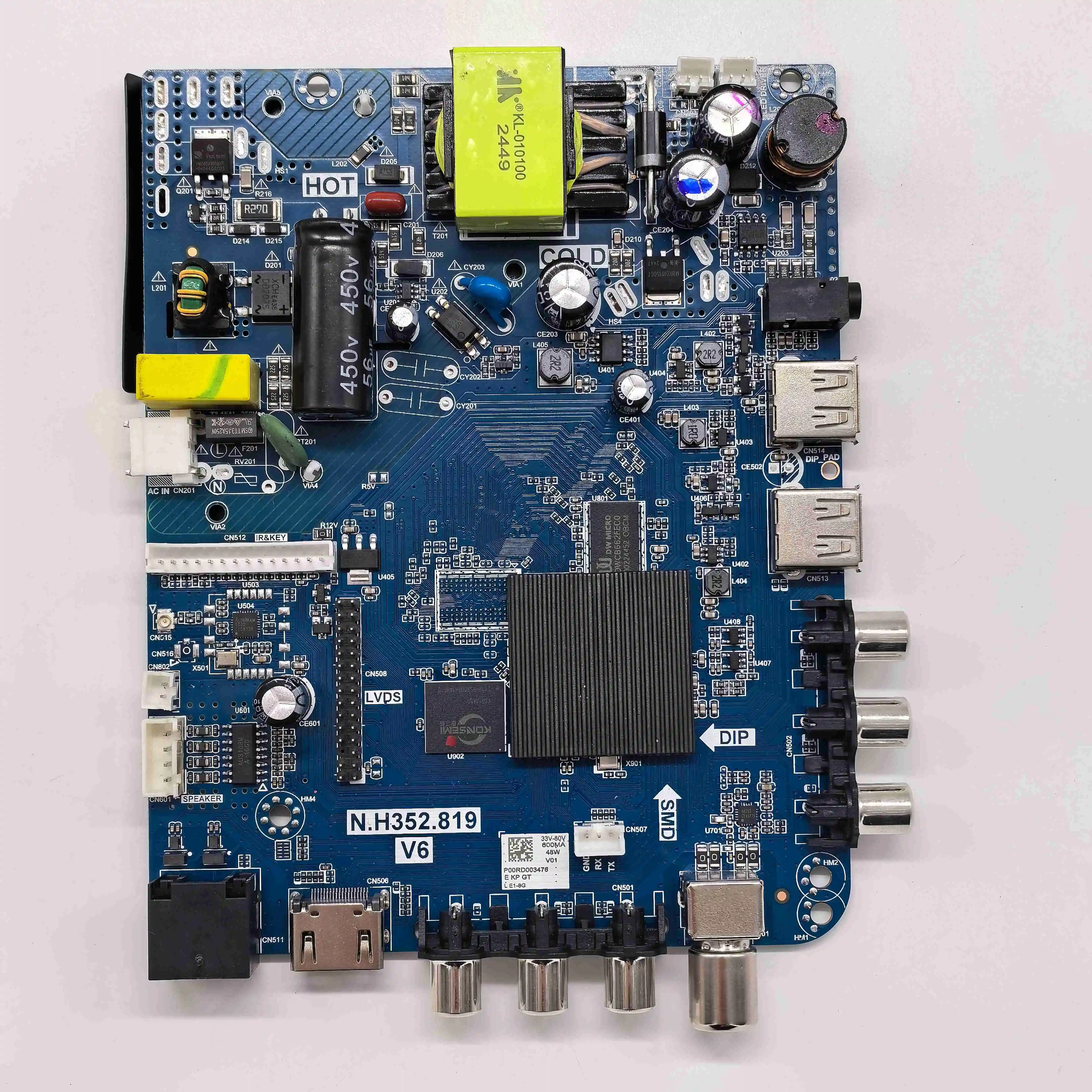 N.H352.819 V6 25W Smart TV Board with Backlight 33-90V, Android 