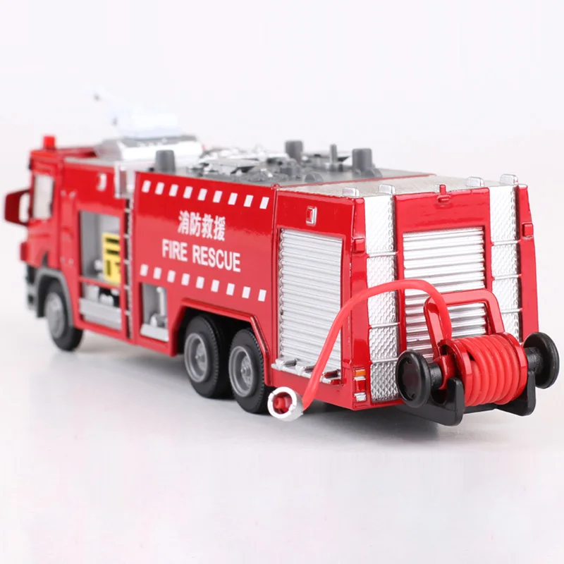 1/50消防車モデルKDWダイキャストメタルウォータータンク消防車