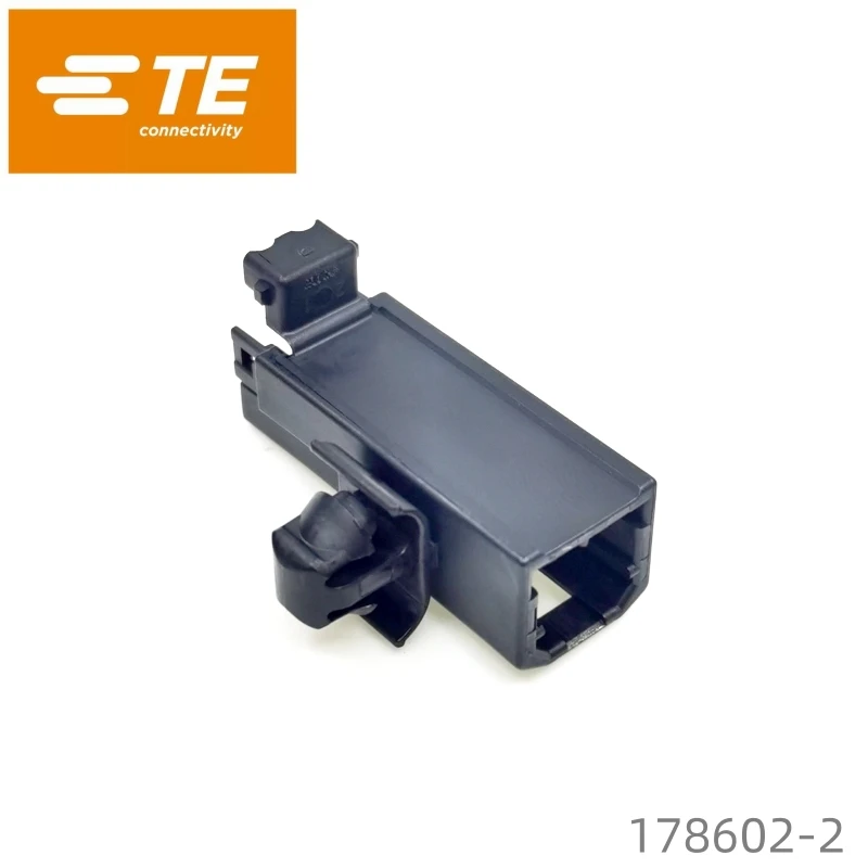 Original Multilock Connector TE 178602-2 AMP 2 Pin Black Panel Mount Male Housing