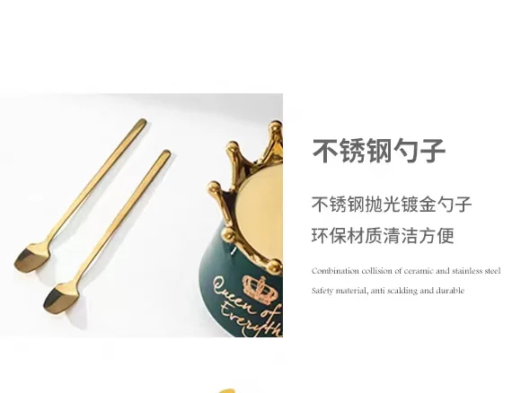 Ceramic Coffee Mug Gifts for Mom From Daughter Son Coffee Mug 12oz With Crown Lid Ceramic  Water Cup details