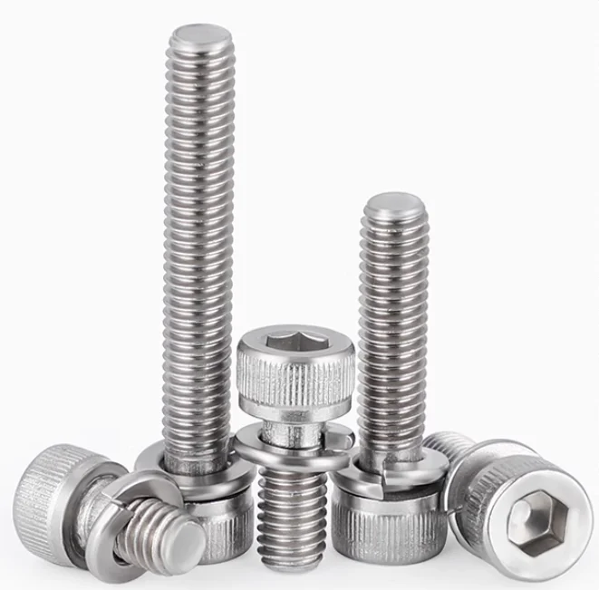 product early bird special 304 stainless steel m25 m3 m4 m5 m6 combination screw bolt sems machine screws-61