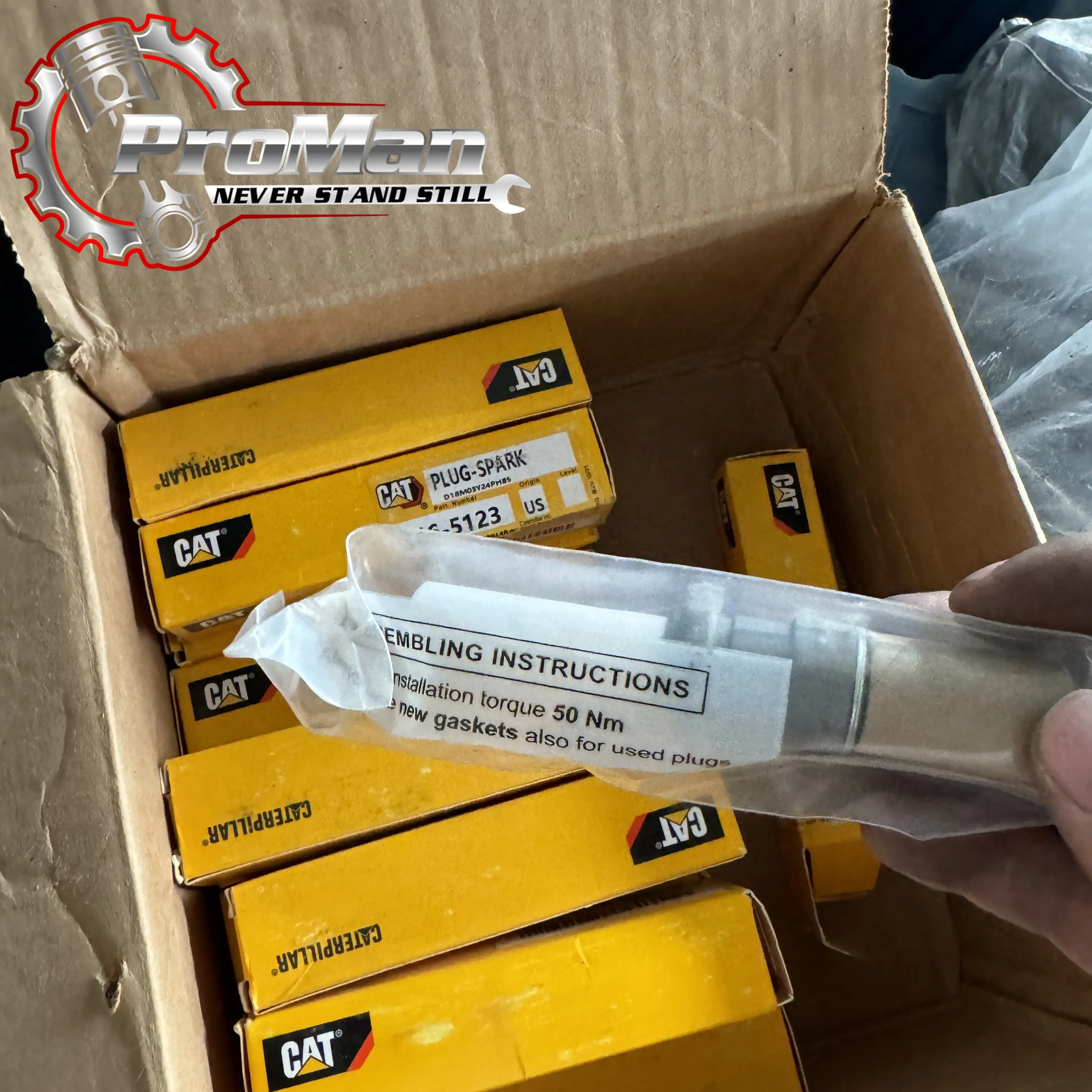 346-5123 Spark Plug for G3516B G3516C G3516E G3520C | Reliable