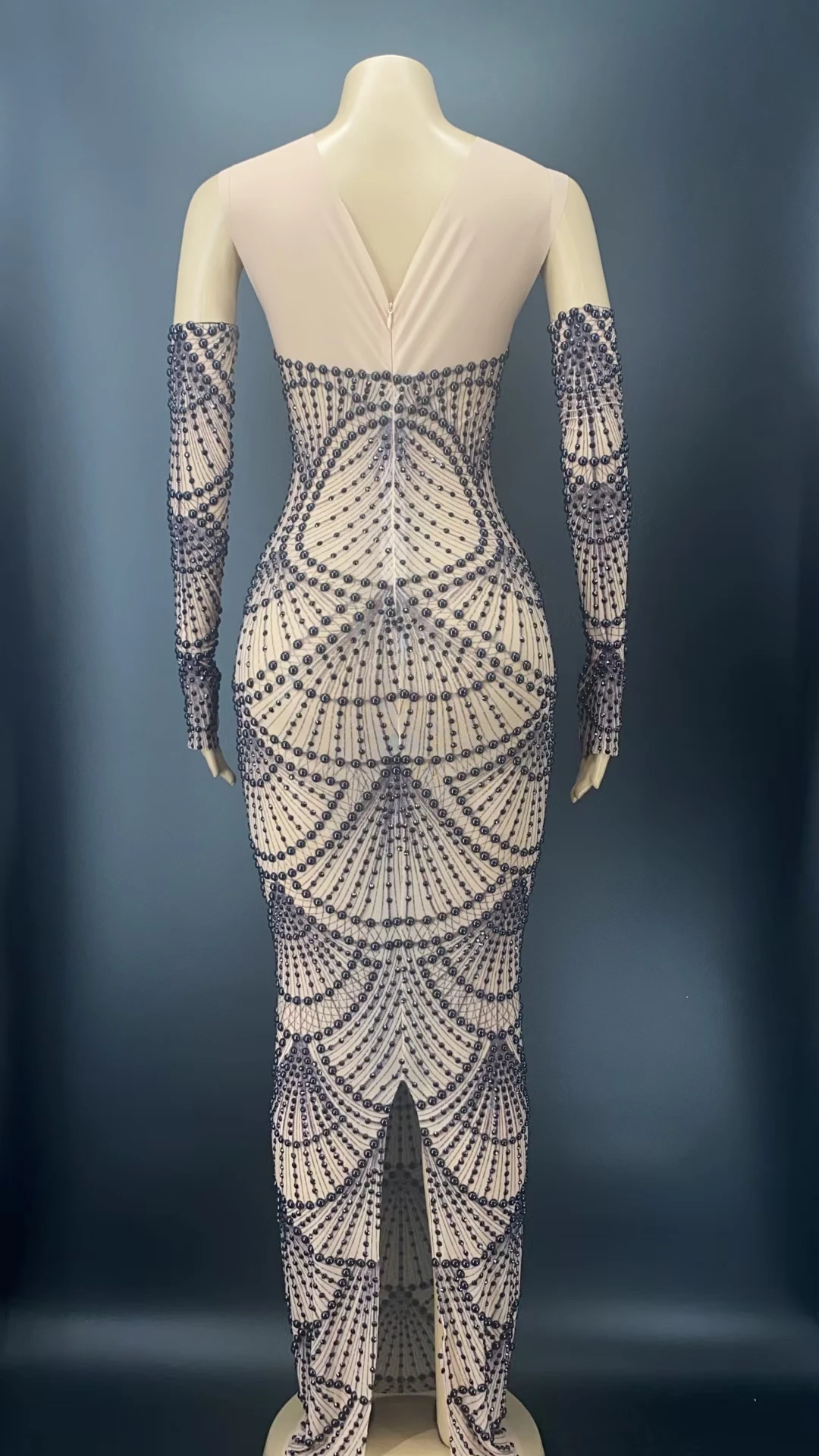 beaded flapper dress Beaded Flapper Dress with Asymmetric Hem  ModCloth
