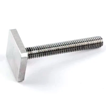 Customized 304 stainless steel square head screw T-shaped sliding bolt