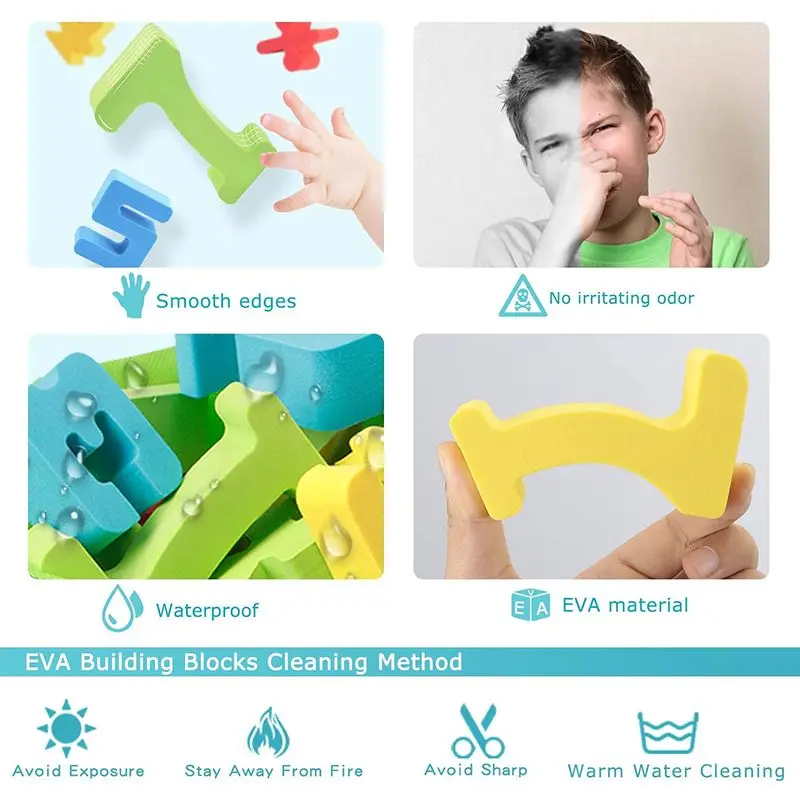 foam bath blocks