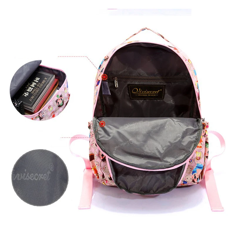Printing Custom New Design Korean Cute Backpack Primary Child Cartoon Japanese School Bag