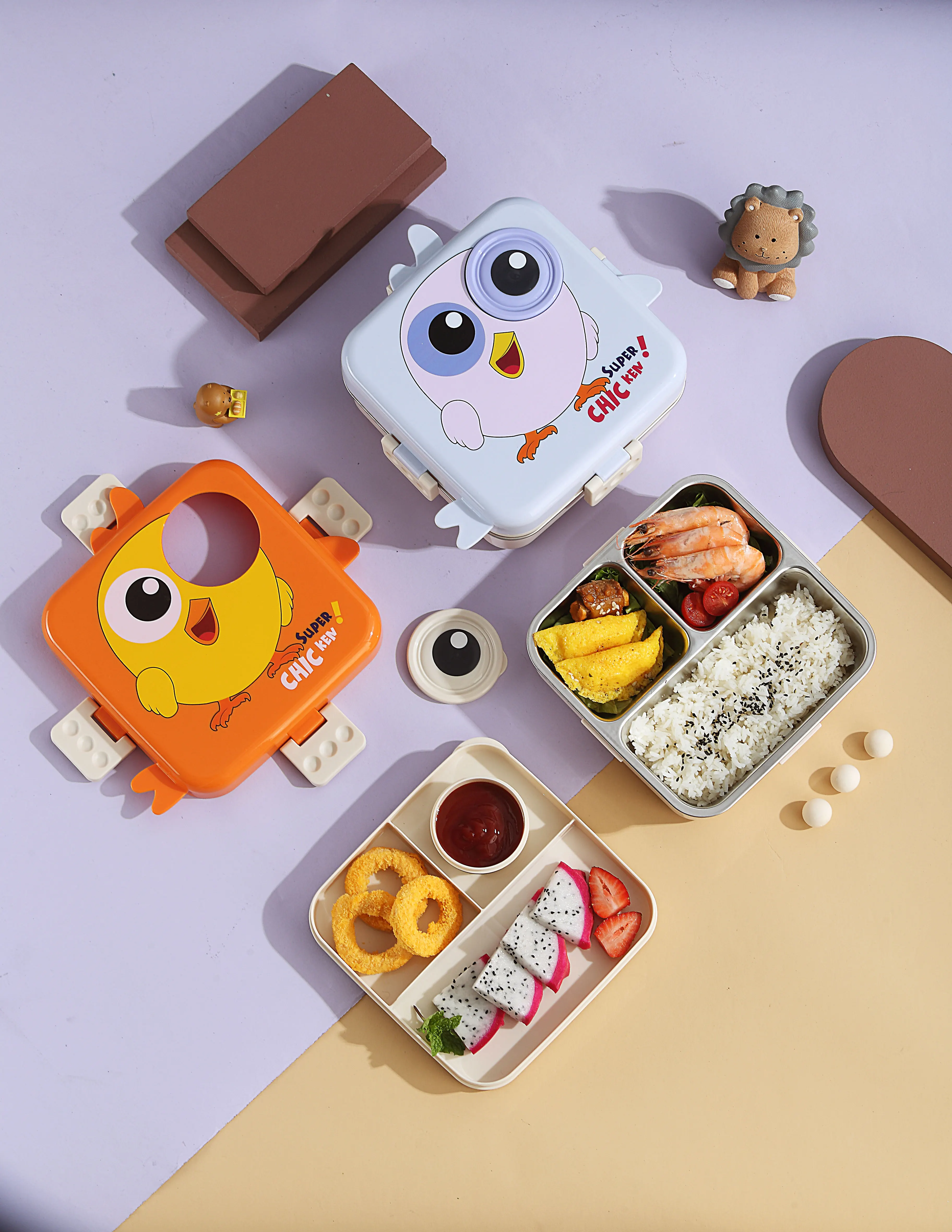 Chic Bento Lunch Box for Kids