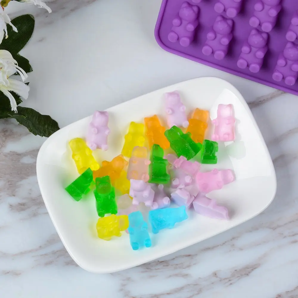  CAKETIME Gummy Bear Molds Candy Molds - 1 Gummy Molds