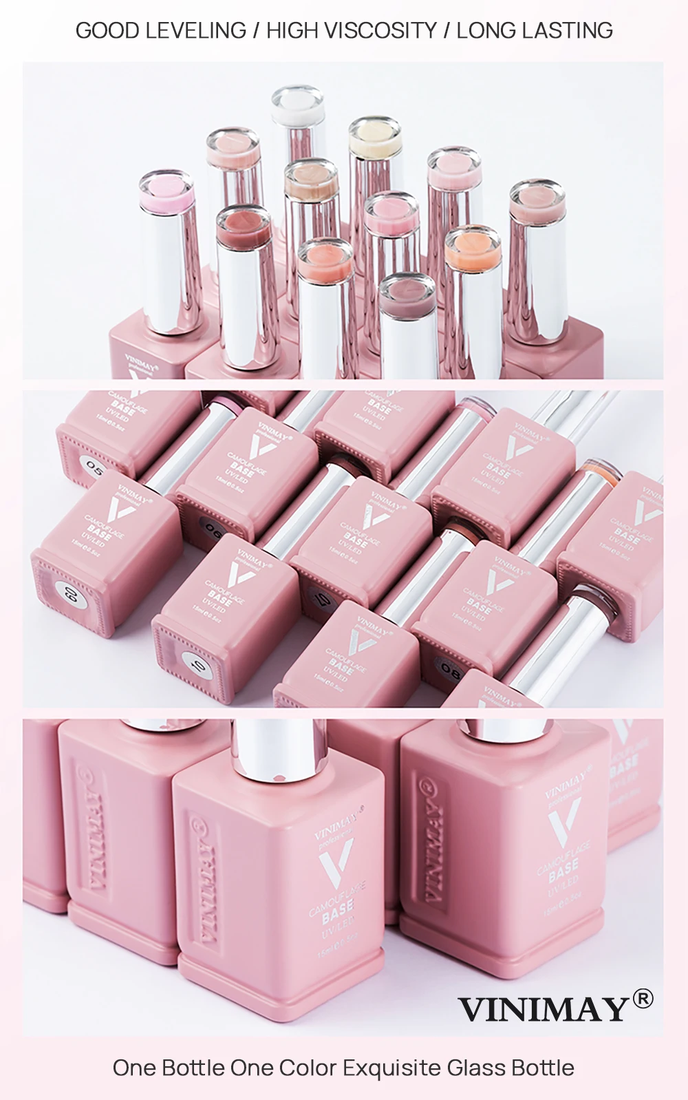 product vinimay nail supplies camouflage gel polish construction gel nail polish as base coat camouflage builder gel for nails-2