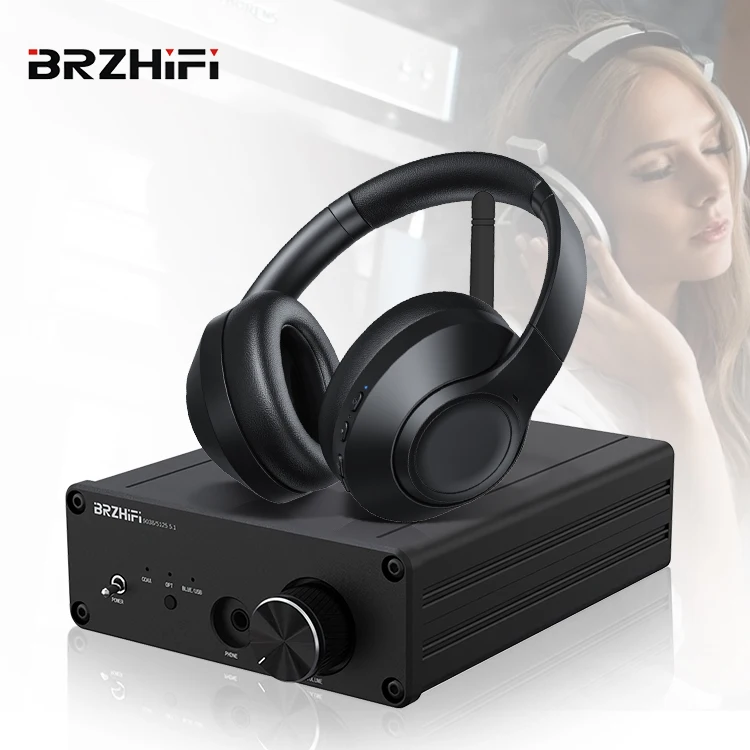 BRZHIFI BTC60 výstupný zosilňovač BT prijímač špeciálny ES9038 dekódovanie APTX-HD LDAC dekódovač hifi výstupný zosilňovač systém DAC