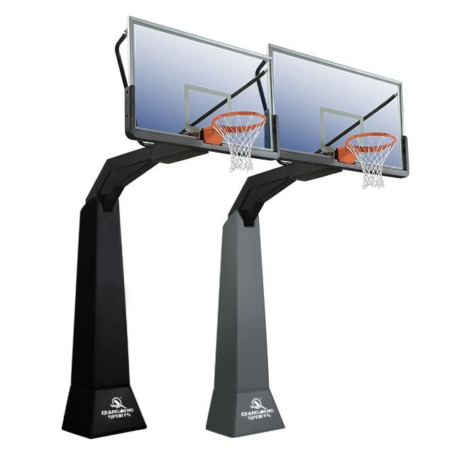 Outdoor Indoor Basketball Equipment Custom Logo Print Padding Inground