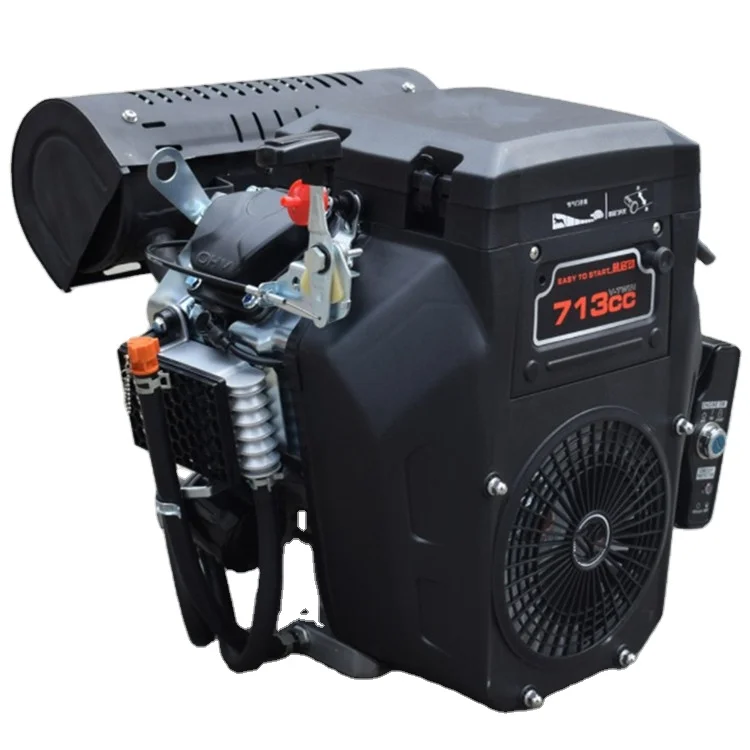 Wholesale DHT720E Two Cylinder Air Cooled Gasoline Engine 24HP 713cc V ...