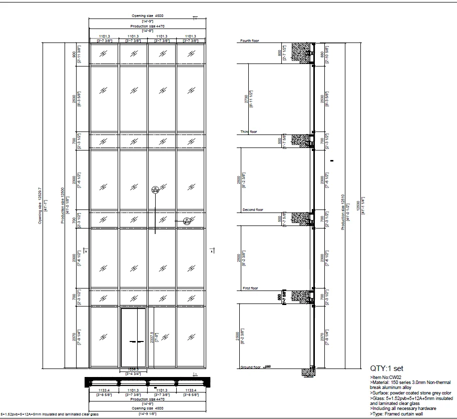 Spider Curtain Wall Hidden Frame Glass Unit Prima Construction
