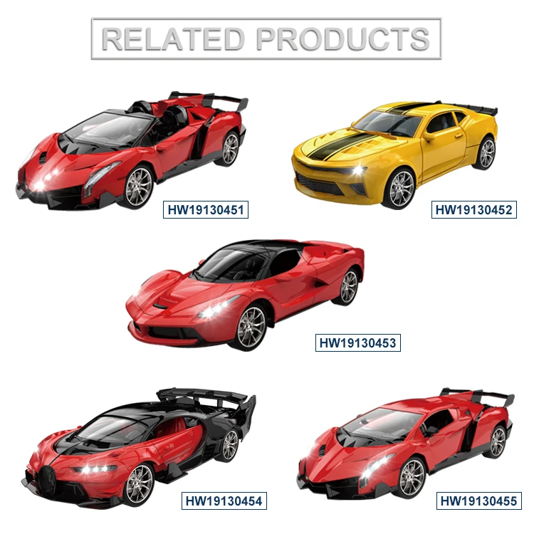 HW 1:16 4CH Cool Remote Control Car Toys Simulation Vehicles Electric MusicRadio Controller Ferrari Sports Cars Model for Kids
