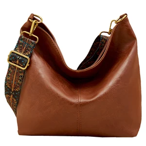 Manufacturer direct sales ladies large capacity leather crossbody bag fashionable women's shoulder bag