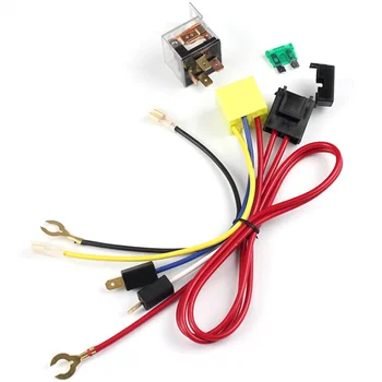 Farbin Air Horn Relay Wire Harness Kit 12v 80 Amp For Car Truck