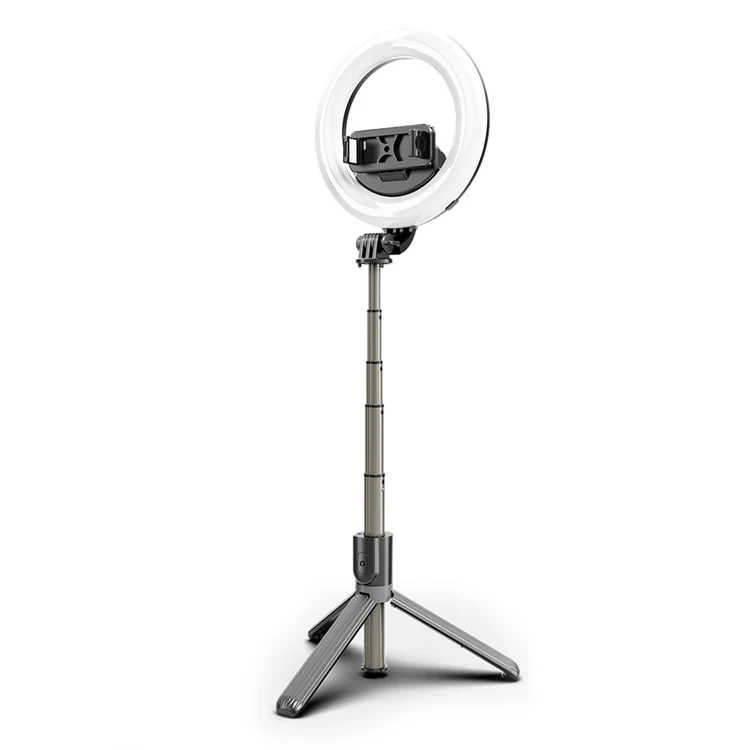 2020 New Multi-functional Portable LED Selfie Ring Light With Tripod Stand & Cell Phone Holder for Live Steam/Makeup