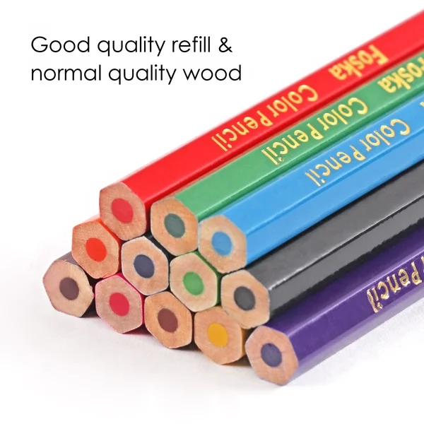 Профессиональный деревянный цветной набор карандашей Foska