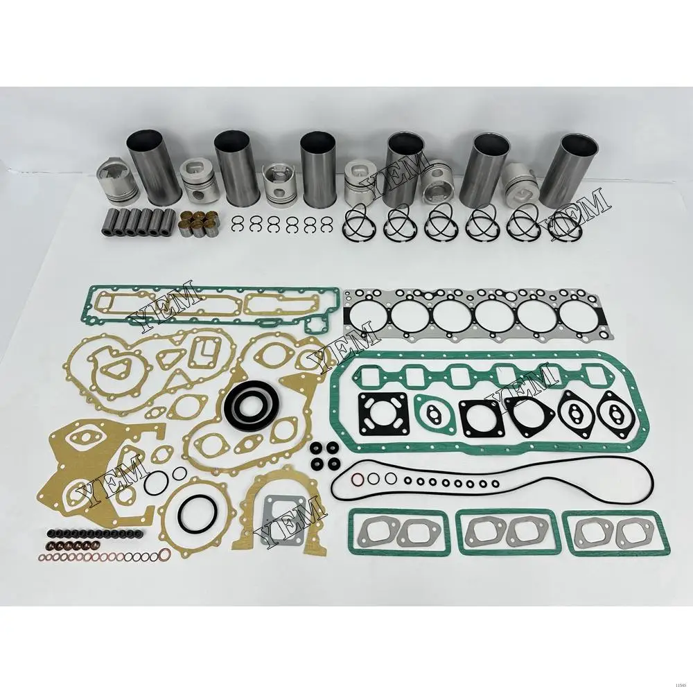 Factory Price 6BB1 Overhaul Repair Kit With Cylinder Gasket Set Piston Rings Liner for Isuzu