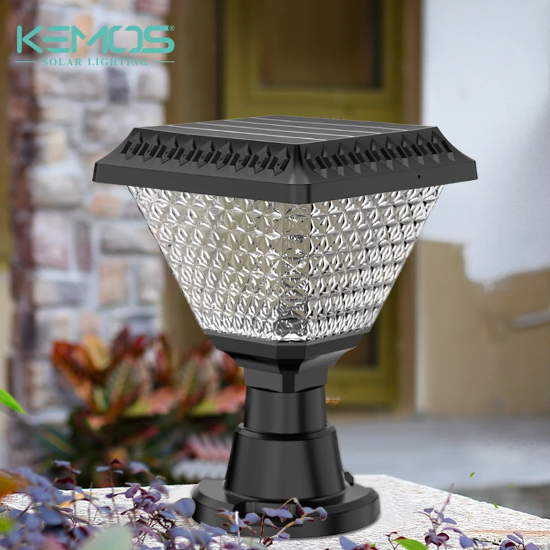 
 KEMOS, оптовая продажа, наружный садовый ABS водонепроницаемый Ip65 1 Вт Светодиодный Солнечный фонарь для ворот  