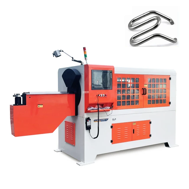 Chinese factory ZD-3D-6014 model 6-14mm 3D CNC Stainless Steel Wire Bending Forming Machine For Car Auto Parts Hardware