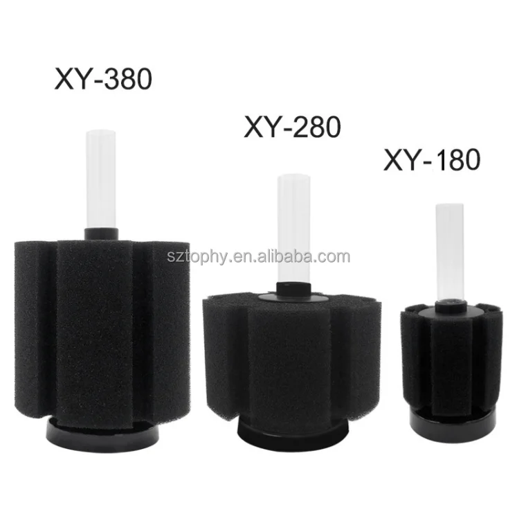 Fish Tank Aquarium Efficient Sponge Filter Aquarium Mini Cylinder Soft Biochemical Sponge Filter