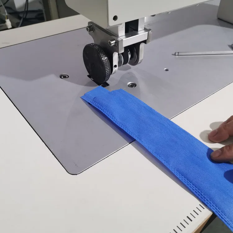 Ultrasonic Sewing Machine for Swimwear Fabric and Leathers (Synthetic Leather) Sewing & Sealing for Machinery Industries