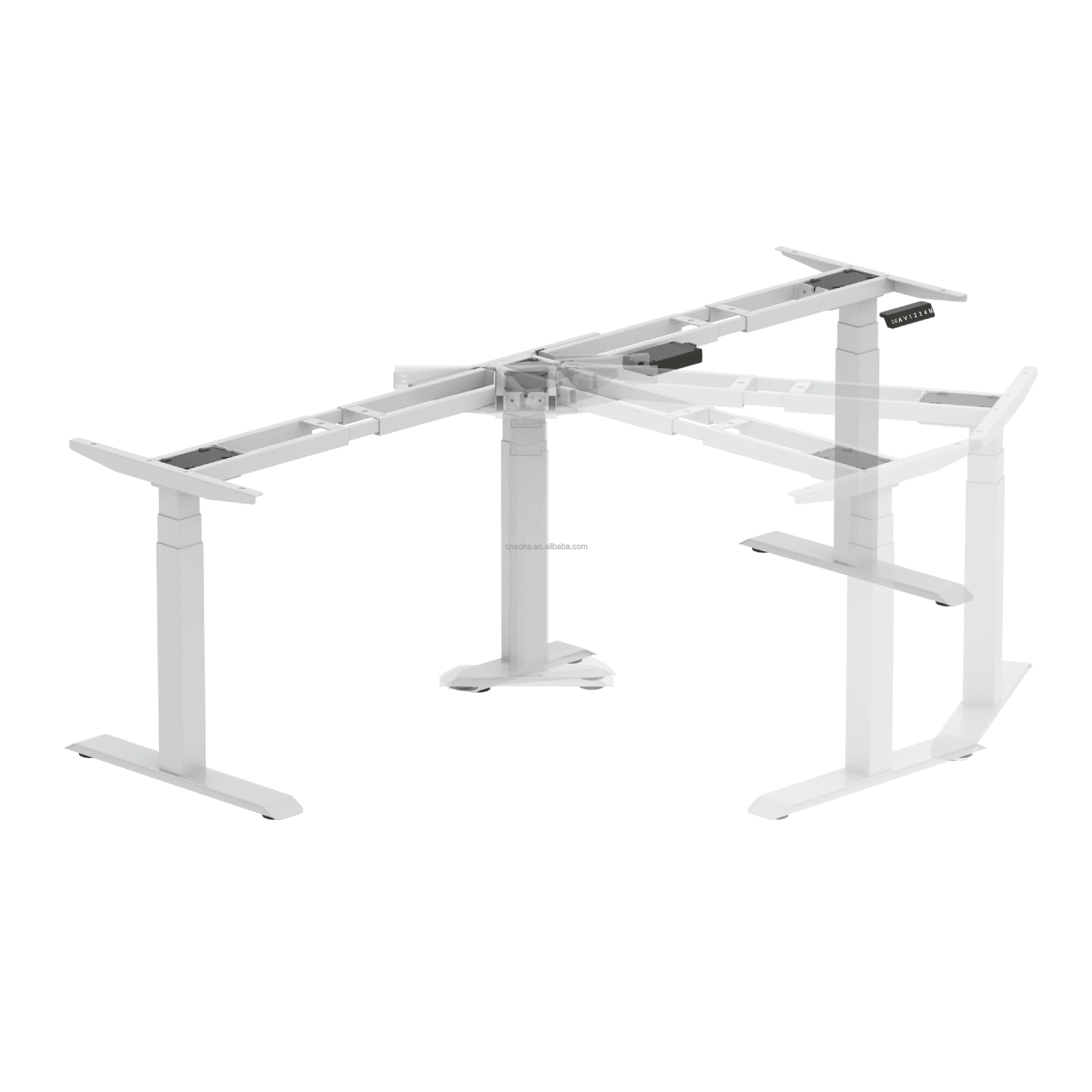 Workstation Table  Cheap Modern Ergonomic Computer Desks Office Electric Height Adjustable Desk