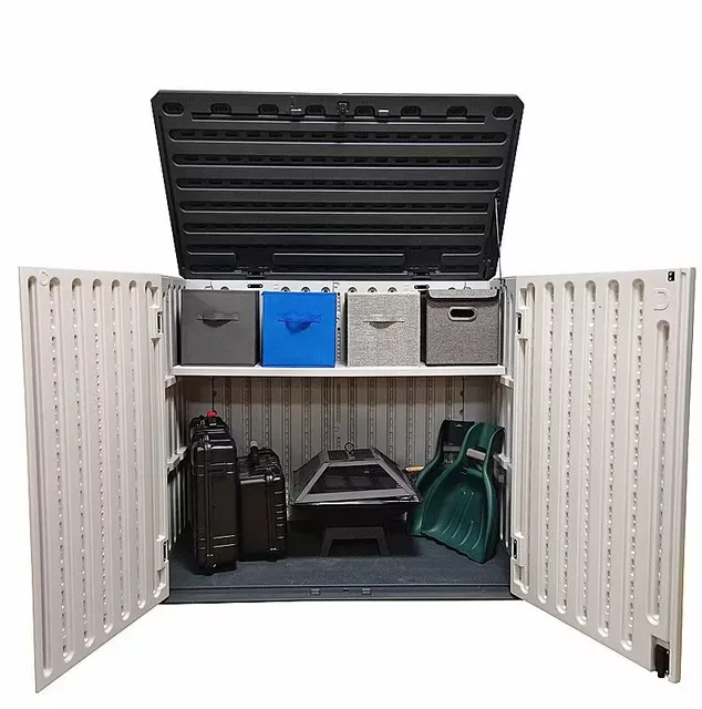 Wholesale Outdoor Patio Lockable Vertical Storage Cabinet Waterproof Balcony Storage Shed