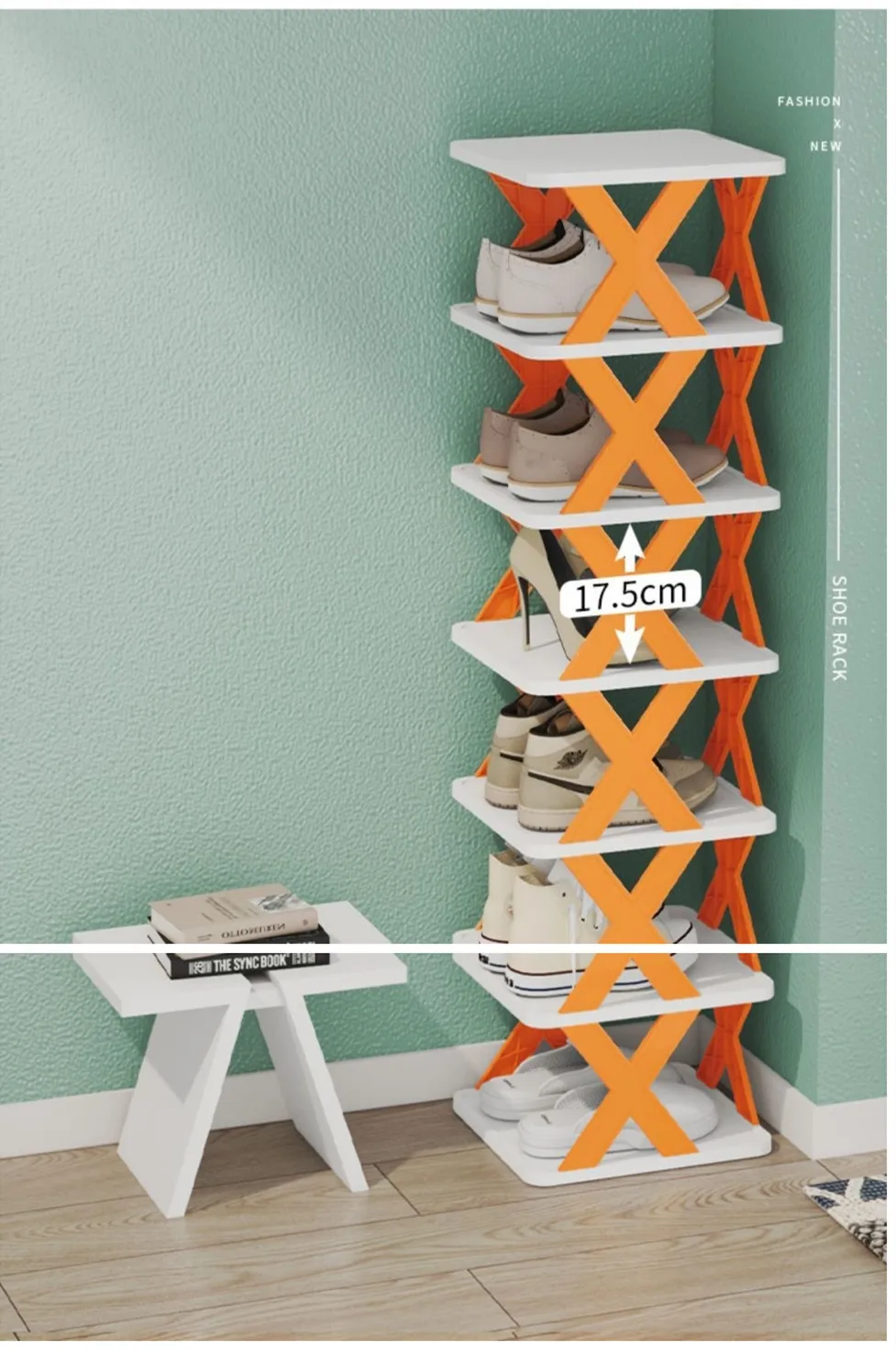 Shoe Stand Multifunctional Storage Rack Simple Modern Plastic Storage