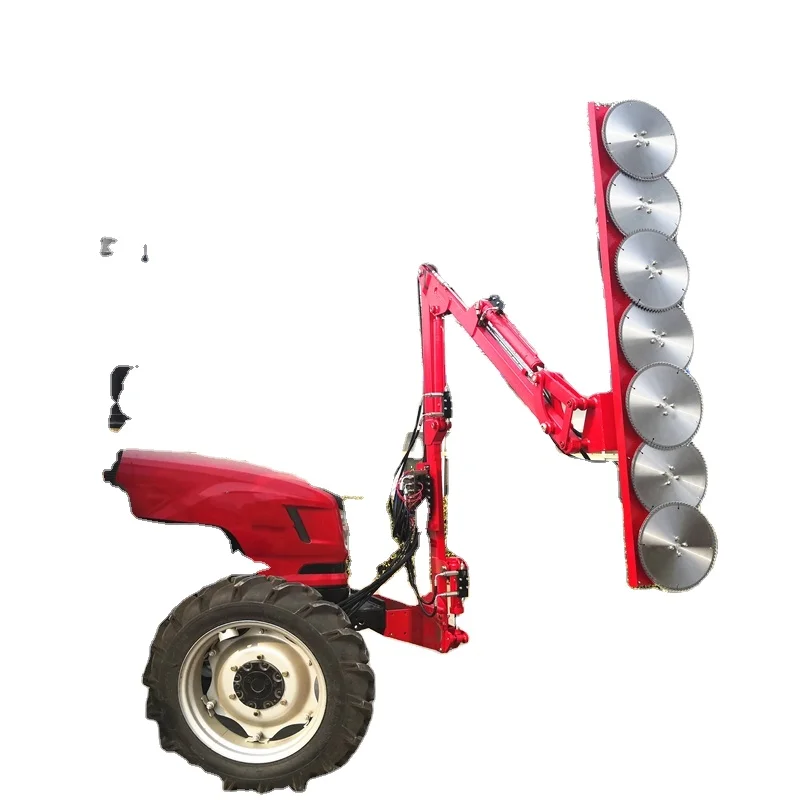 For Distributors Hedge Trimmer for Tractor Pto Driven Hedge Trimmers 80hp Lovol Yto Tractor Mounted Front Disc Saw Cutter