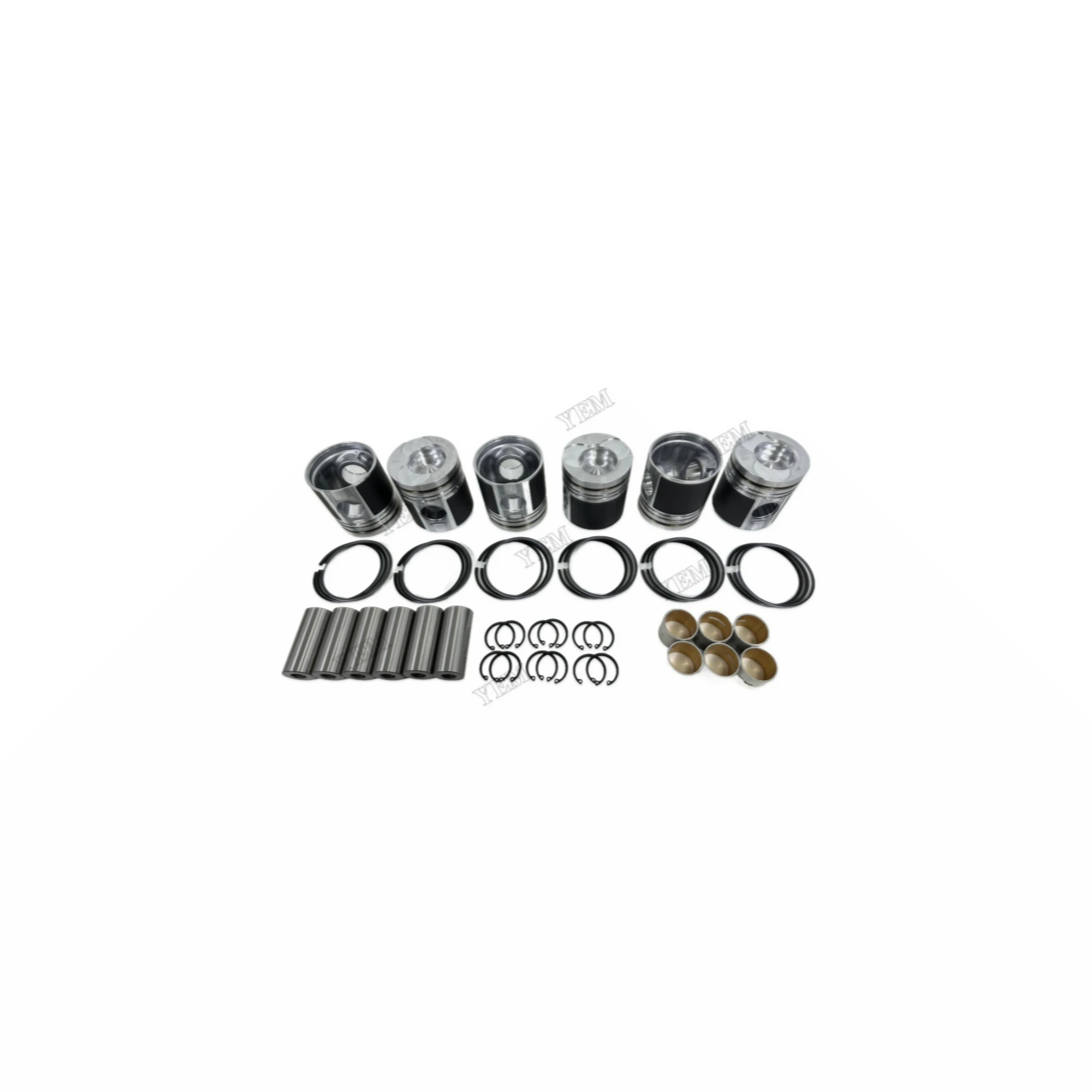 D1146 Cylinder Pistons With Piston Rings Fits for Doosan / for Develon Diesel Engine Spare Parts