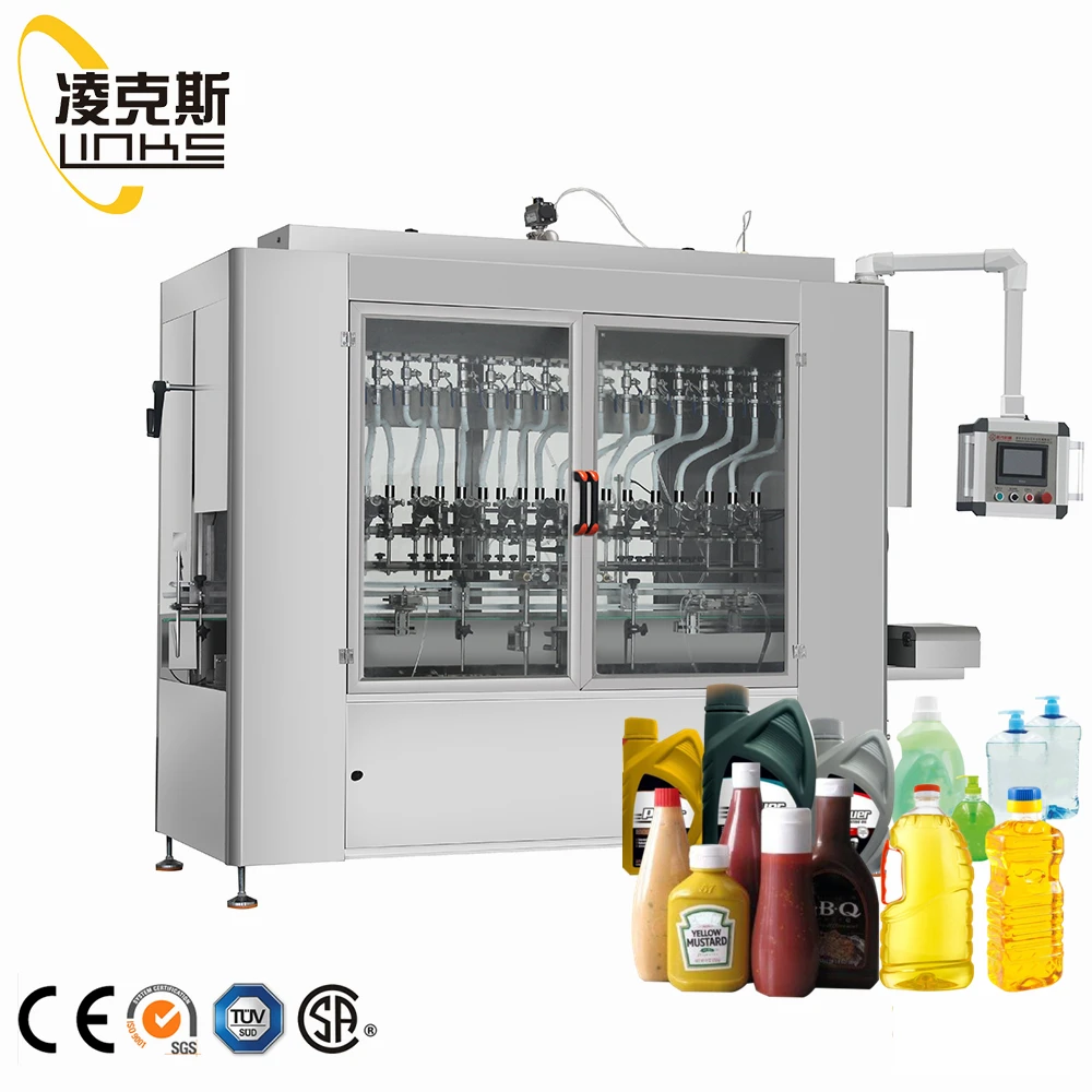 Automatic Chemical Liquid Filling Machine, for Adhesive Oil Lubricant, Corrosion Resistance Material