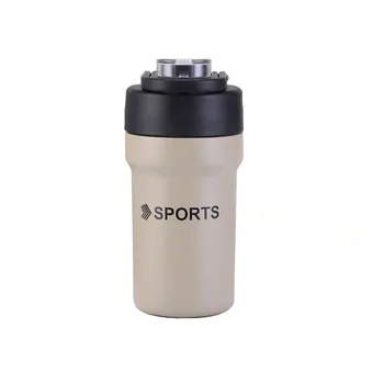 500ml high appearance level double drink coffee cup American portable car water cup men's and women's sports handle kettle