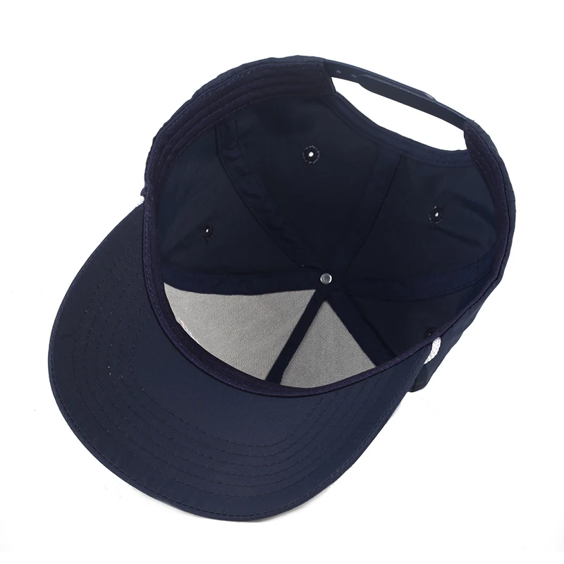 Wholesale Custom 5 Panel Logo Sports Rope Gorras Golf Hat Black
