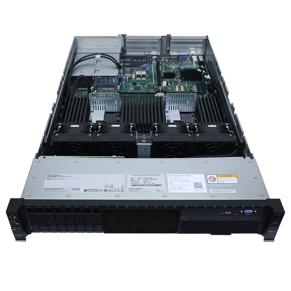 New FusionServer 2288Hv5/V6/V7 Server 2U Stock Barebone Database Virtualization Cloud Computing Host for Virtualization