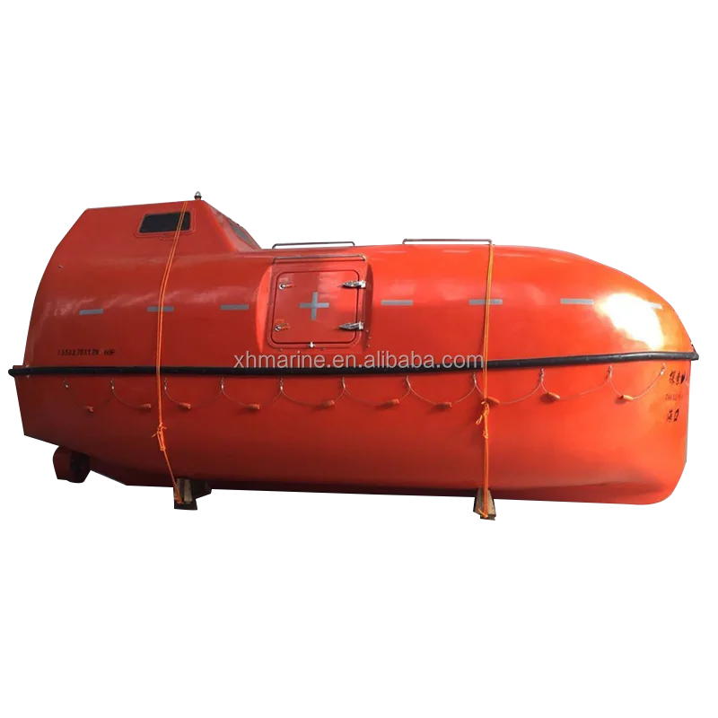 Solas Totally Enclosed Fire Resistant Type Life Boat with Davit