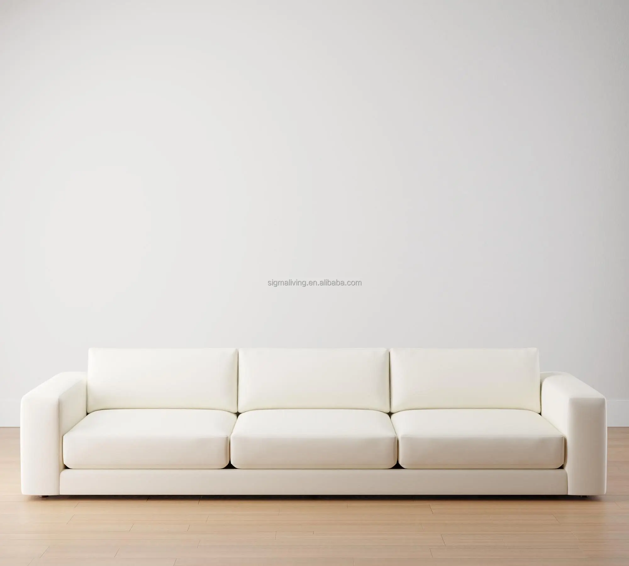 Living room sofa indoor furniture lounge square arm upholstered sofa