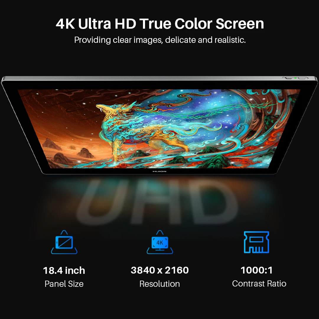 Huion Kamvas Pro 19 Graphic Tablet - 18.4