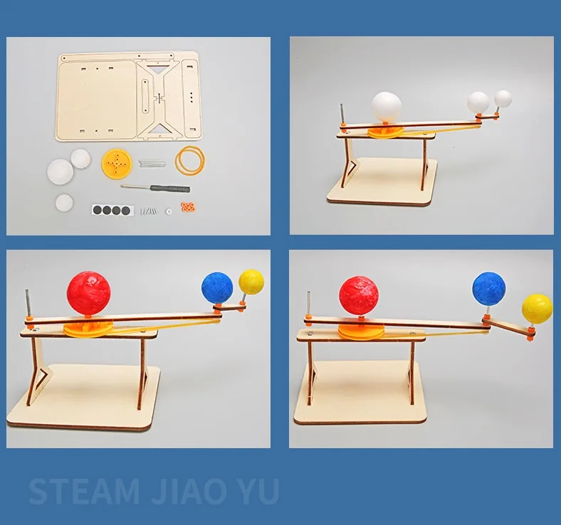 Kids Science Technology Sun-earth-moon Model Diy Primary And Secondary 