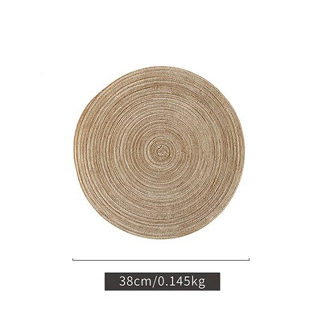 Japanese Handmade Kitchen Accessories Insulation Pads Table Plate Mat Coaster Thick Wove aperçu 9