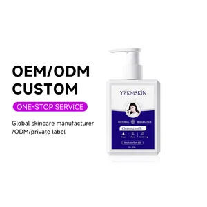 OEM ODM Women Skin Care Product Foam Moisturizing Cream Deep Cleaning Milk Lotion Whitening Cleanser Manufacturer Face Wash