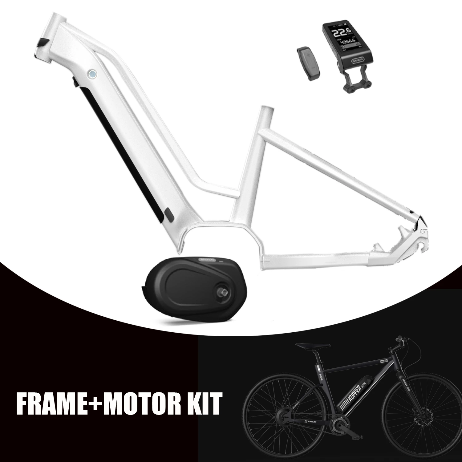 factory directly sale new design fat tire electric bike frame for bafang M400 from China manufacturer