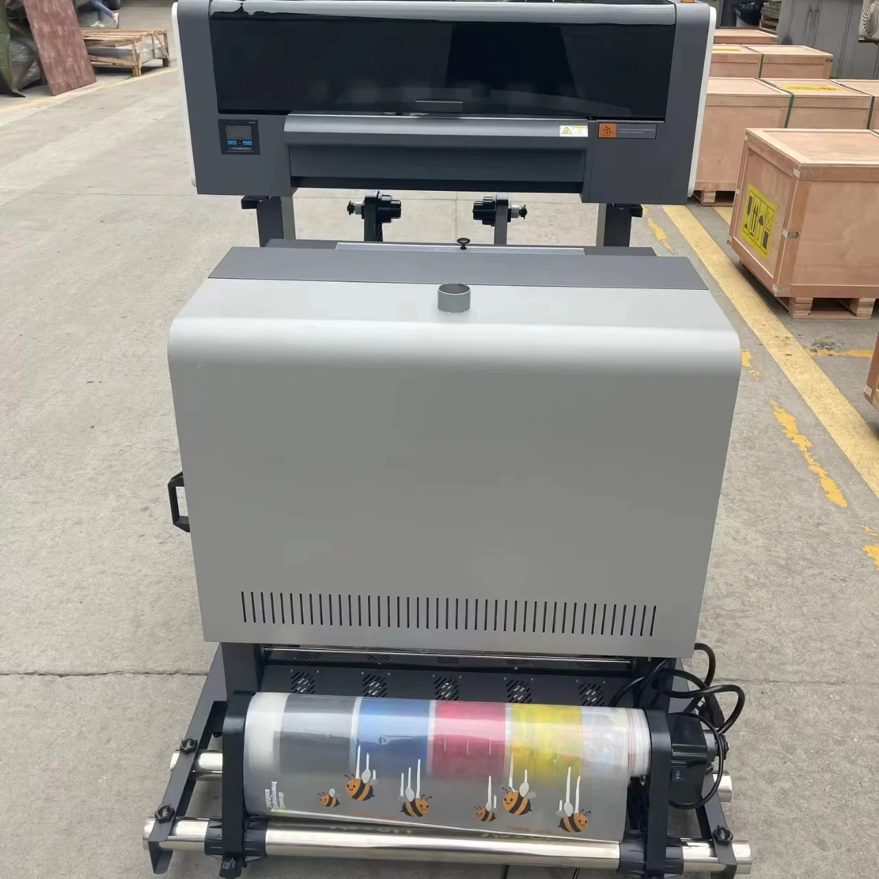 DTF Printer 30cm min Size with Dual Xp600 Printheads for Hoodies t Shirt, Hat Map DTF Print