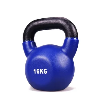 Factory direct sales training and fitness kettlebells with internal cast iron PVC coating kettlebells