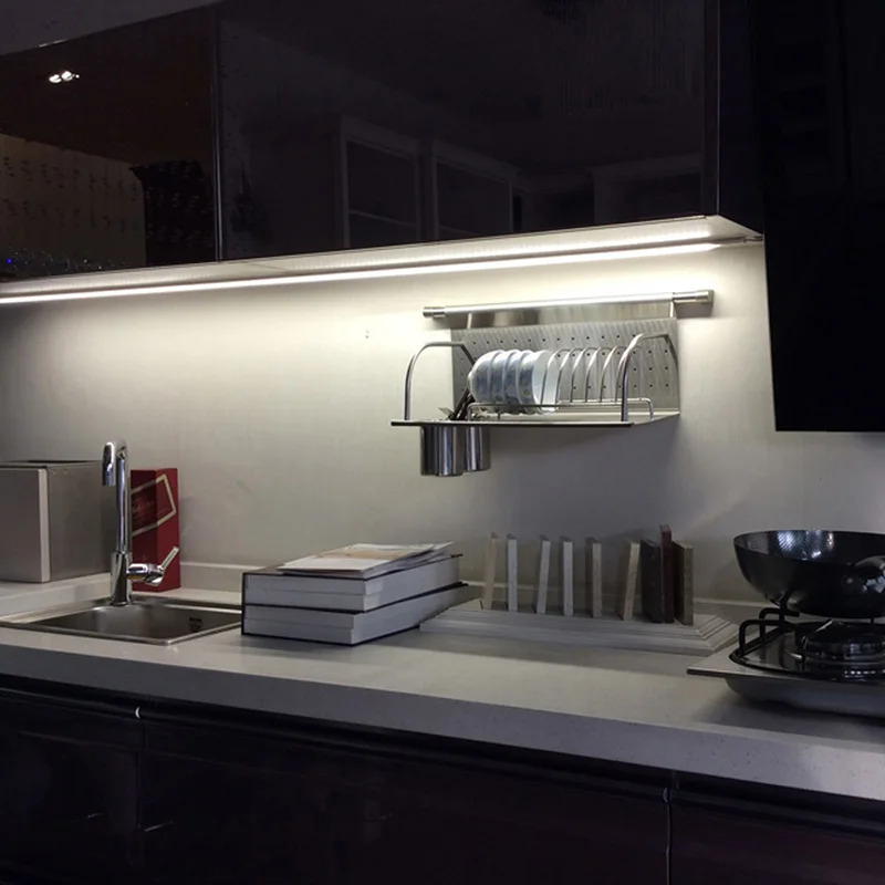 Led Kitchen Light Hand Scan Sweep Tube Cabinet Lamp Motion Sensor Magnetic Stick Under Bed Bar Lighting