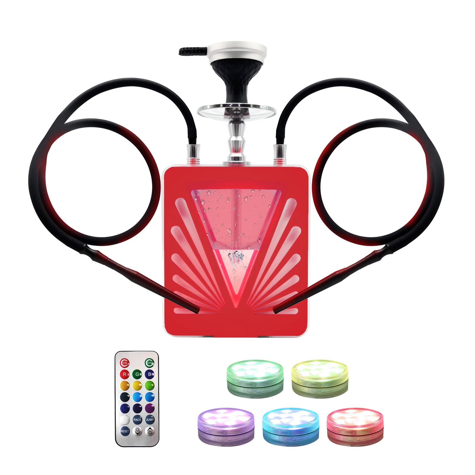 Modern Hookah With Led Light Set Customized V Model Hookah Vapes Buy Hookah Vapes,Modern