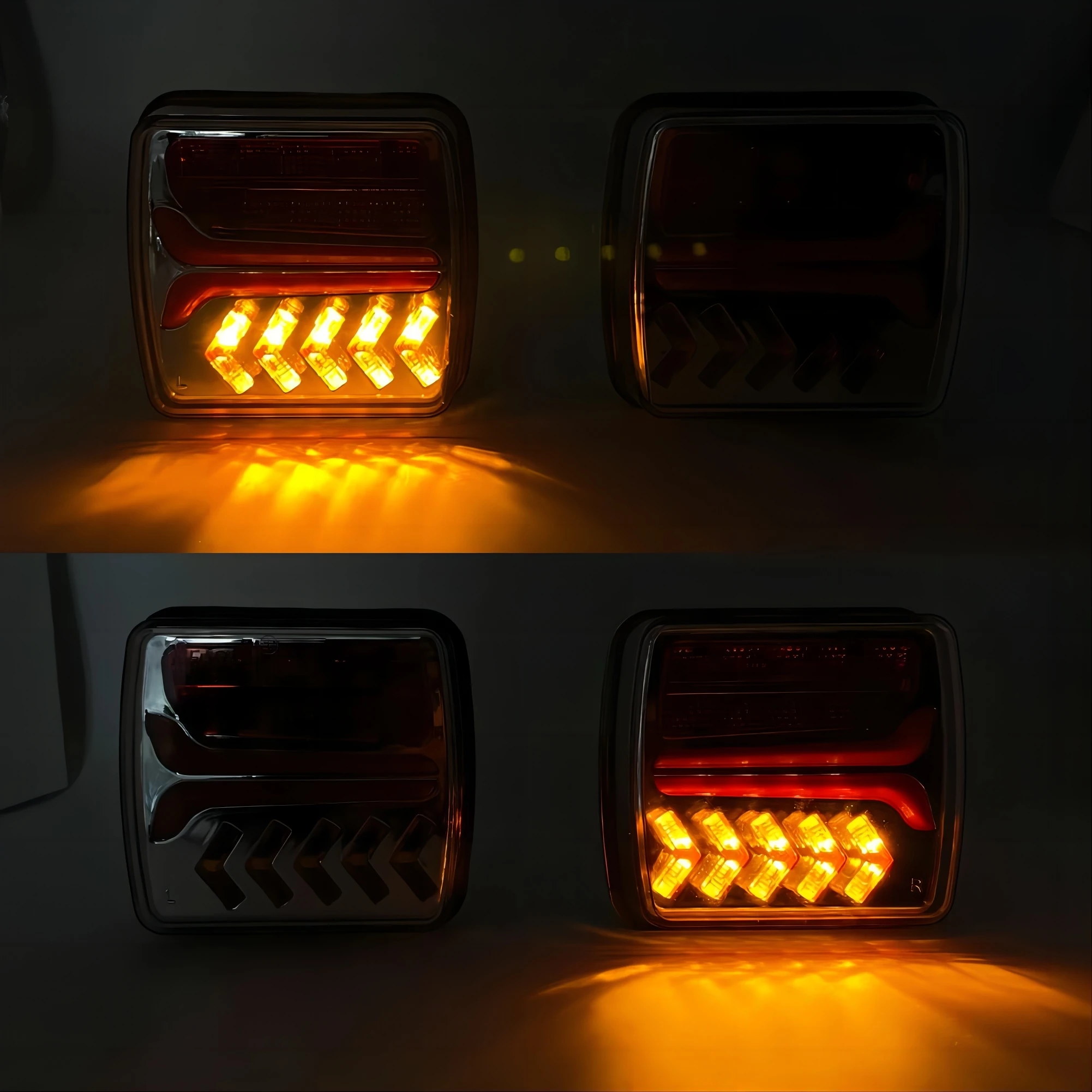 FASA Wireless Trailer Light With 7 Pin Plug LED Towing Lights Rear Truck Boat Rear Tail Trailer Lamp